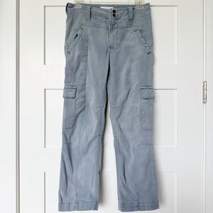 Anthropologie Faded Blue Cargo Pants